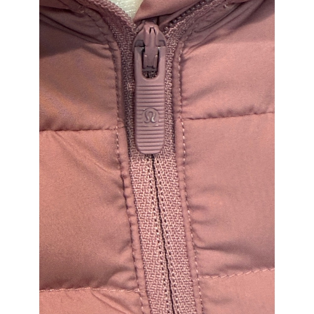 Lululemon Pack It Down Hooded Puffer Jacket Pink Taupe Women's Size 4 Full Zip - Picture 7 of 16